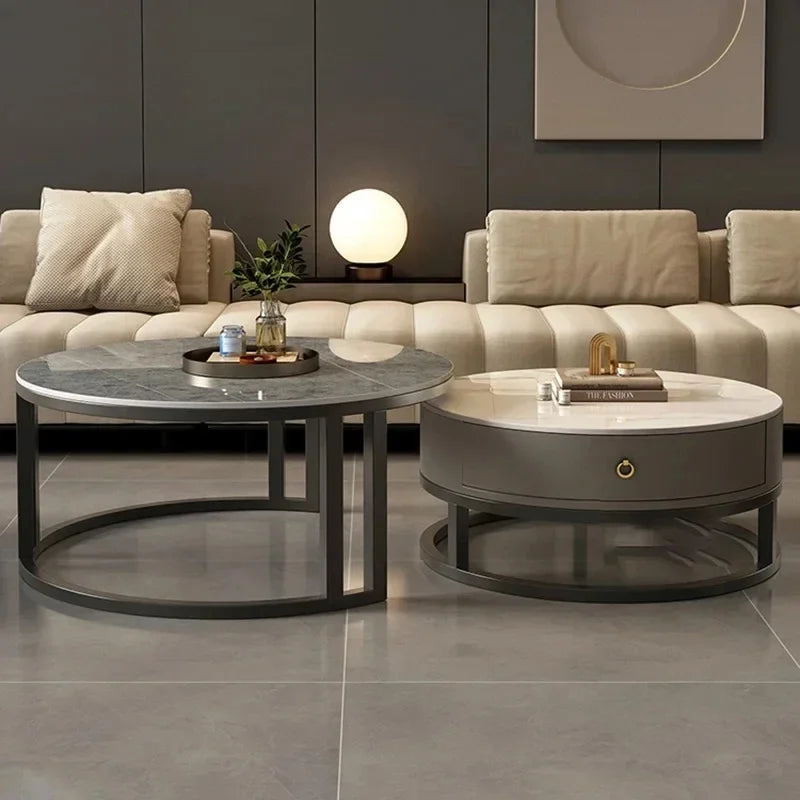 Minimalist Round Coffee Table