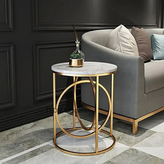 Nordic Marble Round Coffee Table