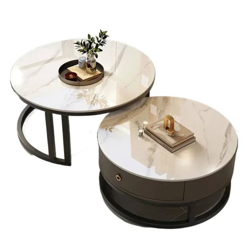 Minimalist Round Coffee Table