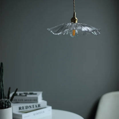 Flower Glass Hanging Light